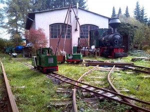Werners Gartenbahn-Anlage-Lokschuppen